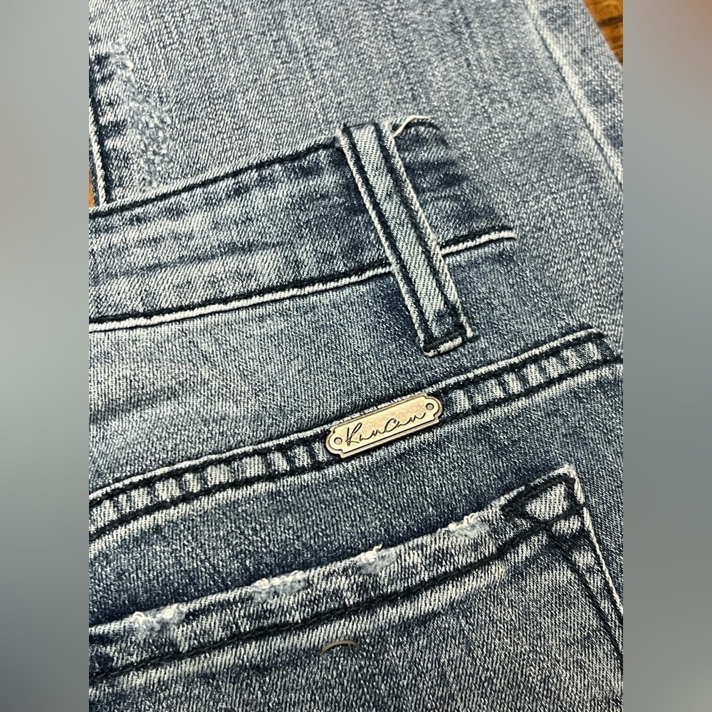🆕KanCan Distressed Skinny Denim Jeans Sz 23 - Picture 5 of 10